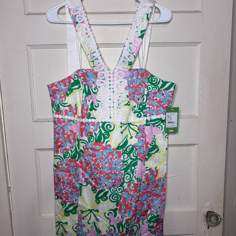 Lilly Pulitzer Isabel Dress (Resort White Mariposa)| Size 14 | NWT | $228 Retail